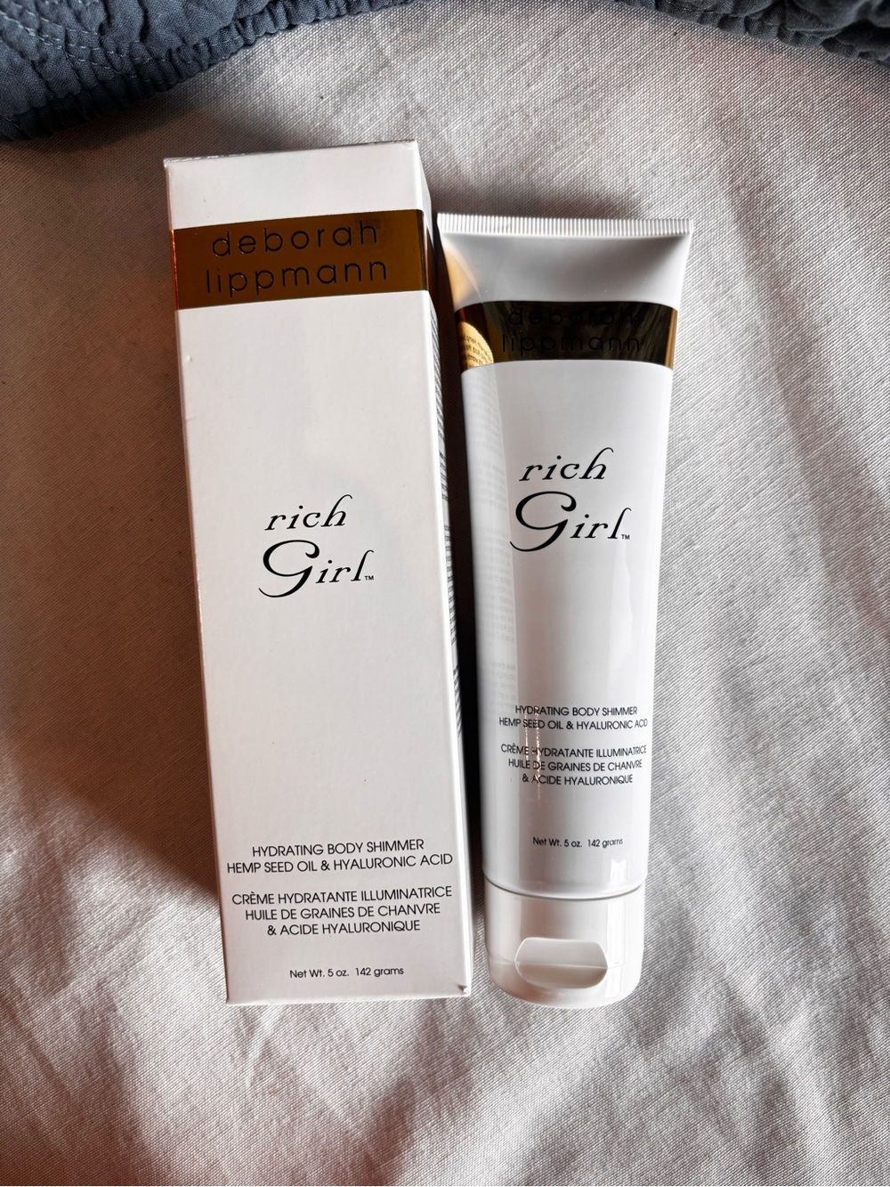 Deborah Lippmann Rich Girl Hydrating Body Shimmer Lotion 5 oz New Glowing Skin